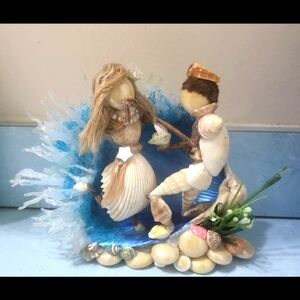 "Will you be my Sea-weet Heart?" Handmade out of real seashells